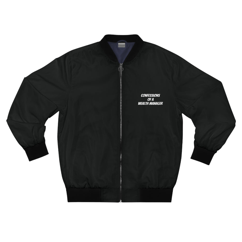 "Confessions of a Wealth Manager" Men's Bomber Jacket