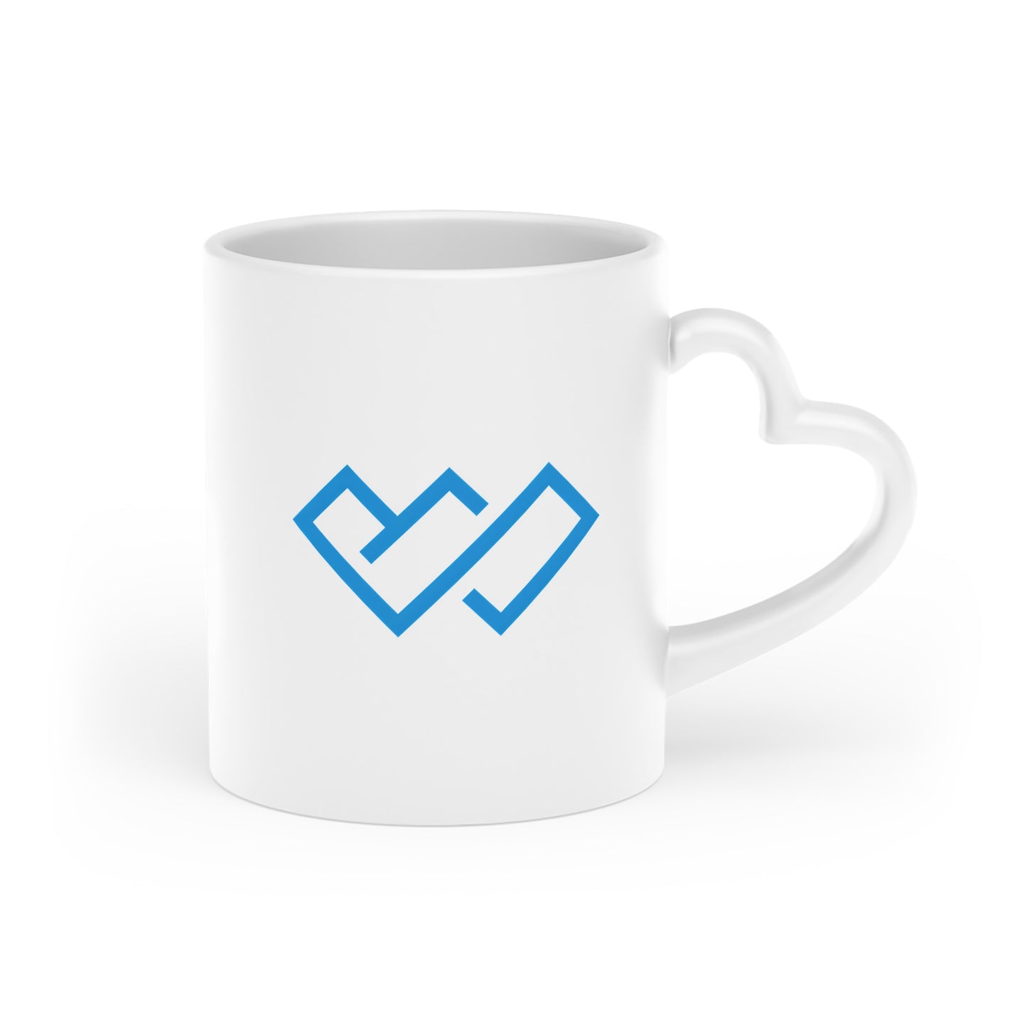 "Family" Heart-Shaped Mug